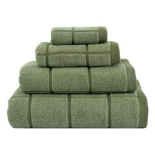 Geneva Yarn-Dyed Cotton Bathroom Towels